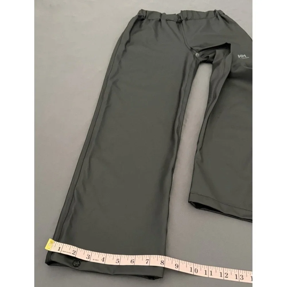 Helly Hansen Rain Pants Size 152/12 Black Voss Waterproof Junior Youth Outdoors